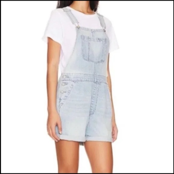 Pistola Beatrix Denim Shortalls/Short Overalls Surfrider Size S - NWT - Picture 1 of 16